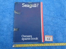 British Seagull Outboard Motor Owners Spares Book With Receipt LOT #64