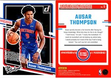 2023-24 Panini Donruss The Rookies #5 Ausar Thompson RC Detroit Pistons