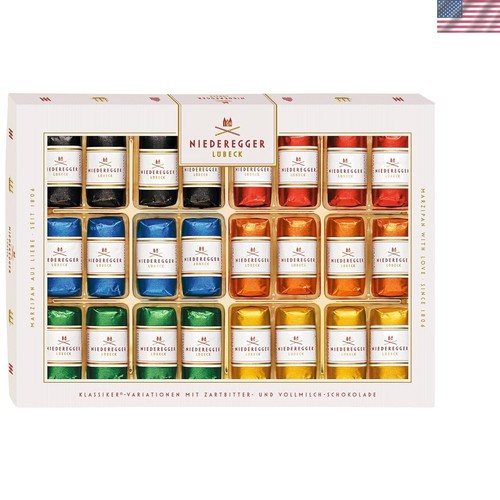 Exquisite Chocolate-Covered Marzipan - 6 Flavors, 300g Perfect for Celebrations