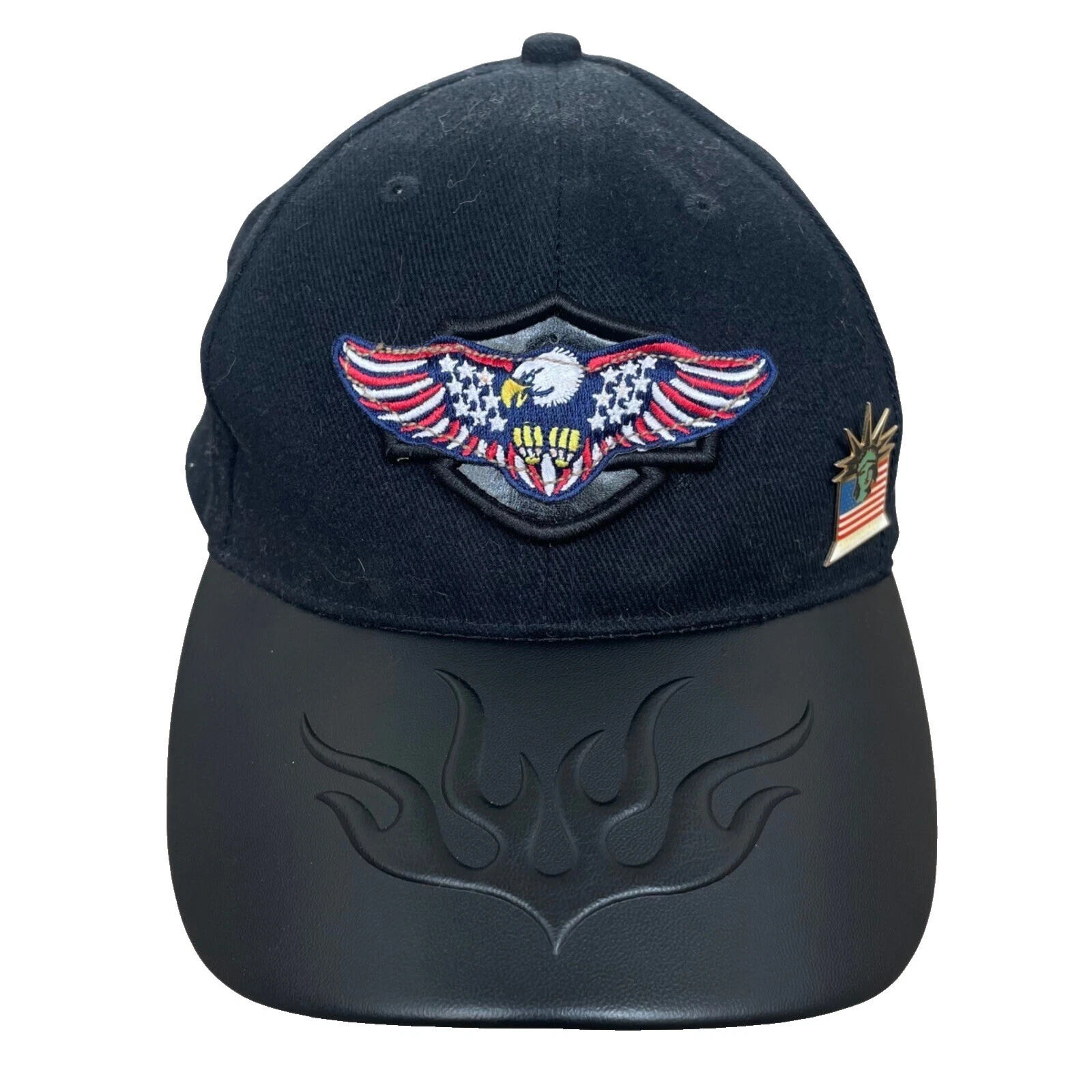 Harley-Davidson Men's Leather Baseball Caps