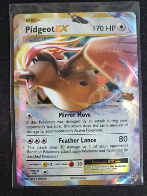 Pokemon - Pidgeot EX 64/108 Evolutions XY Fullart Englisch