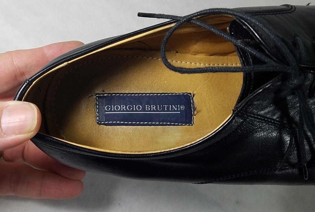 Men\'s Giorgio Brutini Darcy (249961) Black Leather Comfort Dress Shoes Size 13M Men main image 3