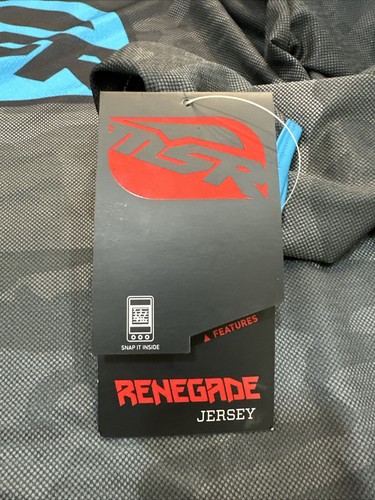 Renegade Jersey Men’s XL black Green Trim MSR M13 Msrmx Camo Shirt Long Sleeve - Picture 6 of 10