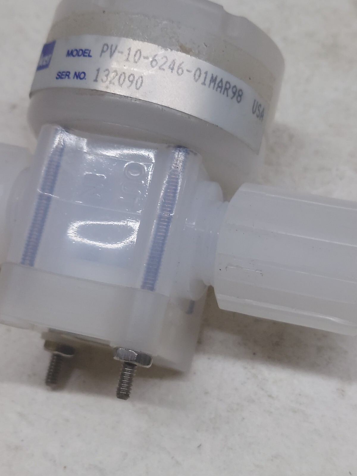 PARKER INSTRUMENTATION  PV-10-6246-10  PNEUMATIC  DIAPHRAGM  VALVE 1/4" NO BOX 