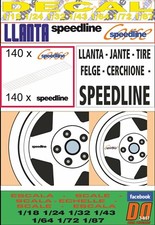 DECAL LLANTA - JANTE - TIRE - FELGE - CERCHIONE SPEEDLINE & SPEEDLINE CORSE (04)