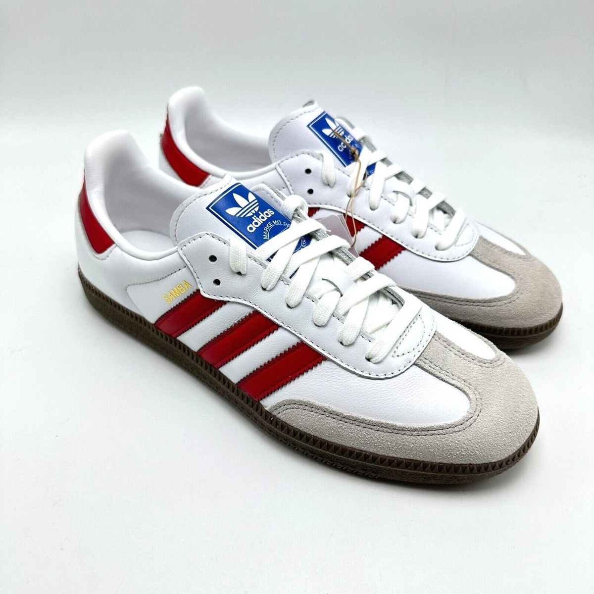 ADIDAS Originals Samba OG White Better Scarlet IG1025 Men's