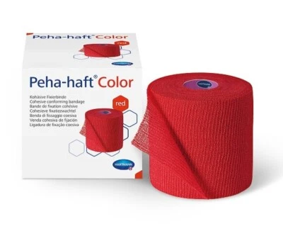 PEHA-HAFT Color Fixierbinde latexfrei 6 cmx20 m ROT 1 ST 932460