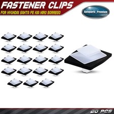 20pcs 11mm Fender Exterior Trim Wsealer Clip Retainers For Hyundai Santa Fe Kia