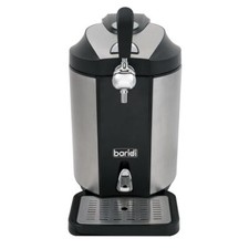 Baridi 5L Mini Keg Draft Beer Dispenser Tap 4°C Integrated Cooling