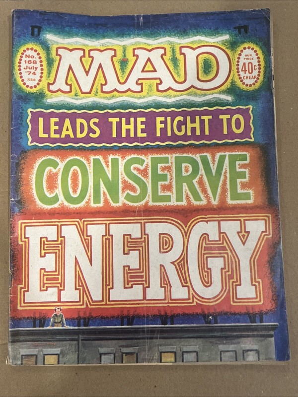 Vintage Mad Magazine No. 168 July 1974