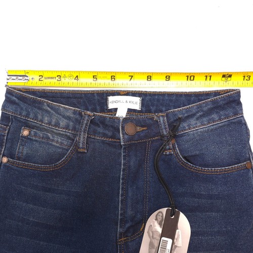 Kendall & Kylie Kouture High Rise Straight Womens Blue Jeans Size 1/2 Pasadena - Picture 13 of 18