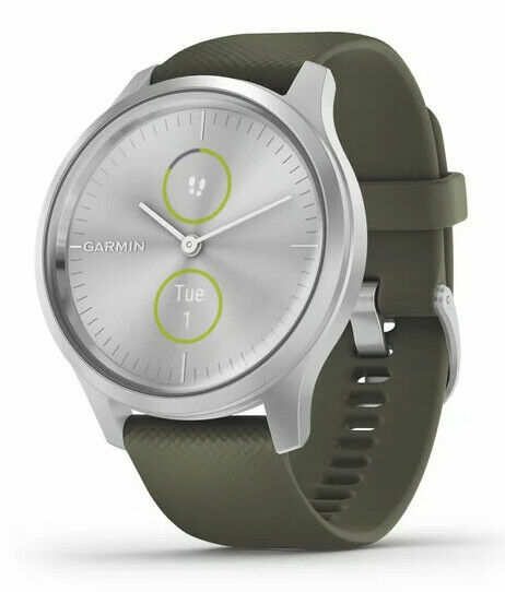 Garmin vívomove Style 42mm Aluminum Case Silicone Band GPS Running Watch for | eBay