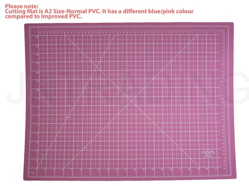 JKCrafts Self Healing Large Blue Pink Cutting Mat - Double-Side - A1 A2 A3 Craft - Picture 18 of 20