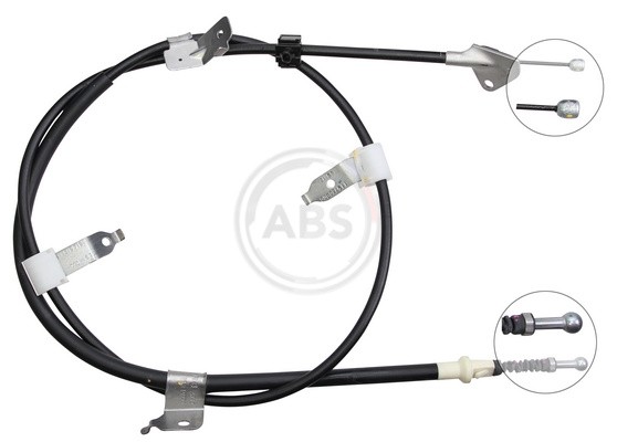 Right Rear A.B.S. K12070 Cable Pull, parking brake for TOYOTA
