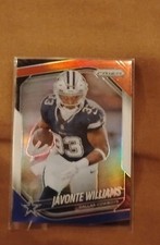 2025 Panini Prizm - Javonte Williams #1 Red White & Blue Prizm