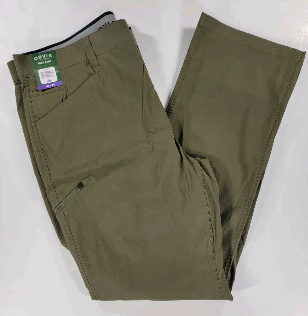 NEW Orvis Men's Trek Pant Stretch Water Resistant 40x34 Green Hiking Outdoor NWT
Opens in a new wind