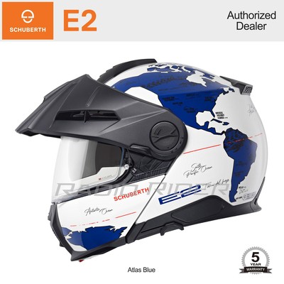 NEW Schuberth E2 Motorcycle Flip-Up Helmet | Atlas Blue | M | Free Shipping