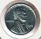 1943 WWII Lincoln Wheat Steel Penny US Uncirculated Cent War Collection Coin #77