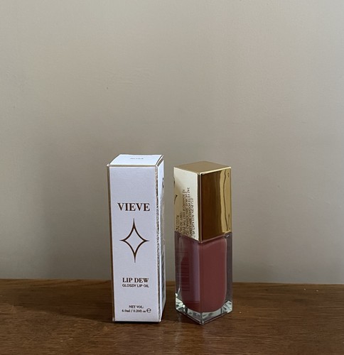 Vieve Lip Dew Glossy Lip Oil in Rosa 6ml BNIB - Picture 2 of 2