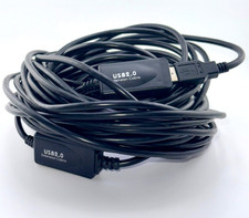 USB 2.0 Active Extension Cable Male-to-Female High-Speed Data Transfer 48 ft