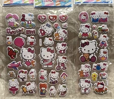 Retro Vintage Look Hello Kitty 3D Bubble Puffy Stickers 3 sets (#22)