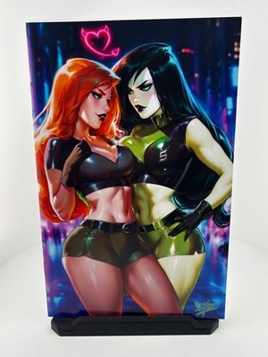Artist Alley Comics - Dhaxina - Kim Possible & Shego - Nice Virgin Cover - NM+
