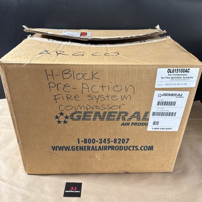 New General Air Products OL615100AC Air Compressor 1HP 115/230V Warranty  