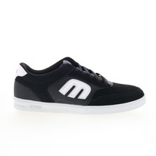 Etnies Serin 4101000589976 Mens Black Suede Skate Inspired Sneakers Shoes
