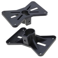 2 Pcs Plastic Sound Bracket Tray for Sound Accessories for Stage Lighting, Black