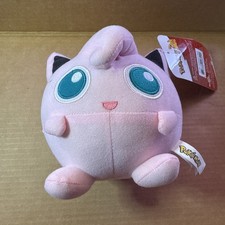 Brand New Pokemon Jigglypuff Plush 7" Toy Factory Stuffed Animal 2024