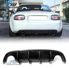 Fits 09-15 Mazda MX-5 Miata NC NC2 MDA Style Rear Bumper Lip Diffuser PU