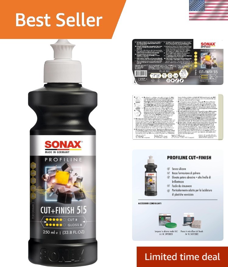 High-Performing 250ml Polish: Rated 5 Cut & Gloss for Automotive Perfection