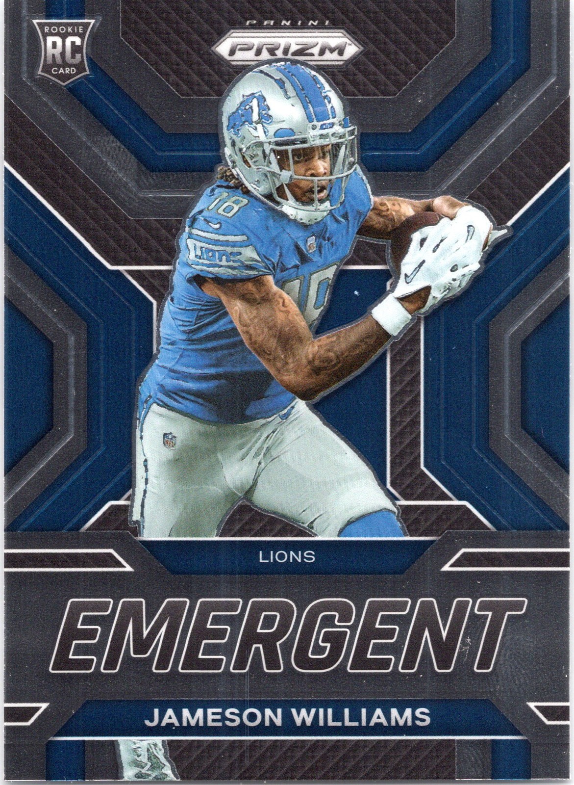 2022 Panini Prizm #E-9 Jameson Williams Emergent