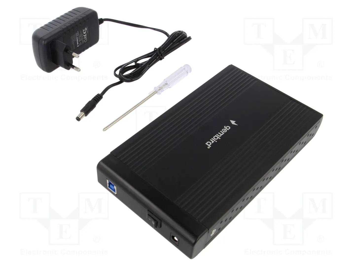 Gembird EE3-U3S-3 Speicherlaufwerksgehäuse HDD-Gehäuse 3.5 Zoll (3.5"), Festplattengehäuse, Schwarz - Image 2