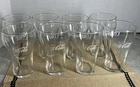 Set of 8 Vintage Coca~Cola Coke 5" Clear Drinking Glass Tumblers 5"/10 Oz.VG-622