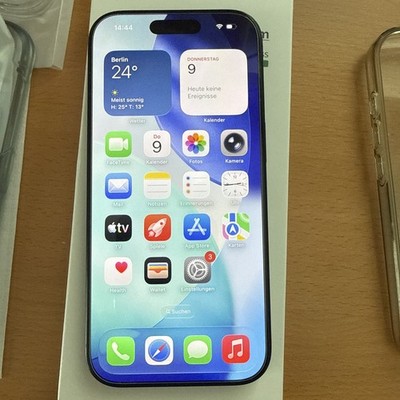 Neuwertig: 100% Batterie Apple iPhone 16 Pro 512GB Black ohne Simlock A3083 eSIM