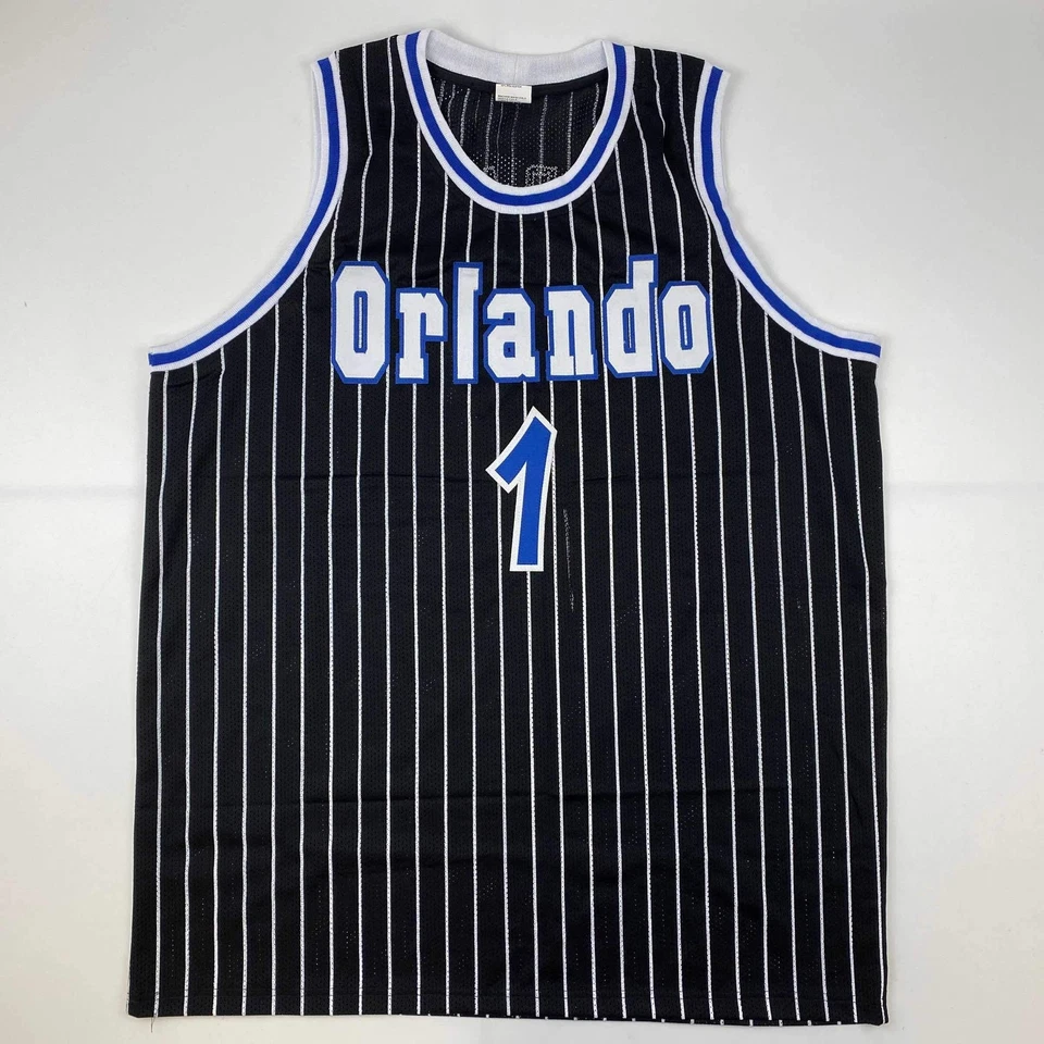 Autographed/Signed Anfernee Penny Hardaway Orlando Black Jersey PSA/DNA COA - Image 4 of 4