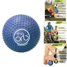 Pro-Tec Orb Massage Balls - Deep Tissue Relief for Hamstrings & Calves - 5" Blue