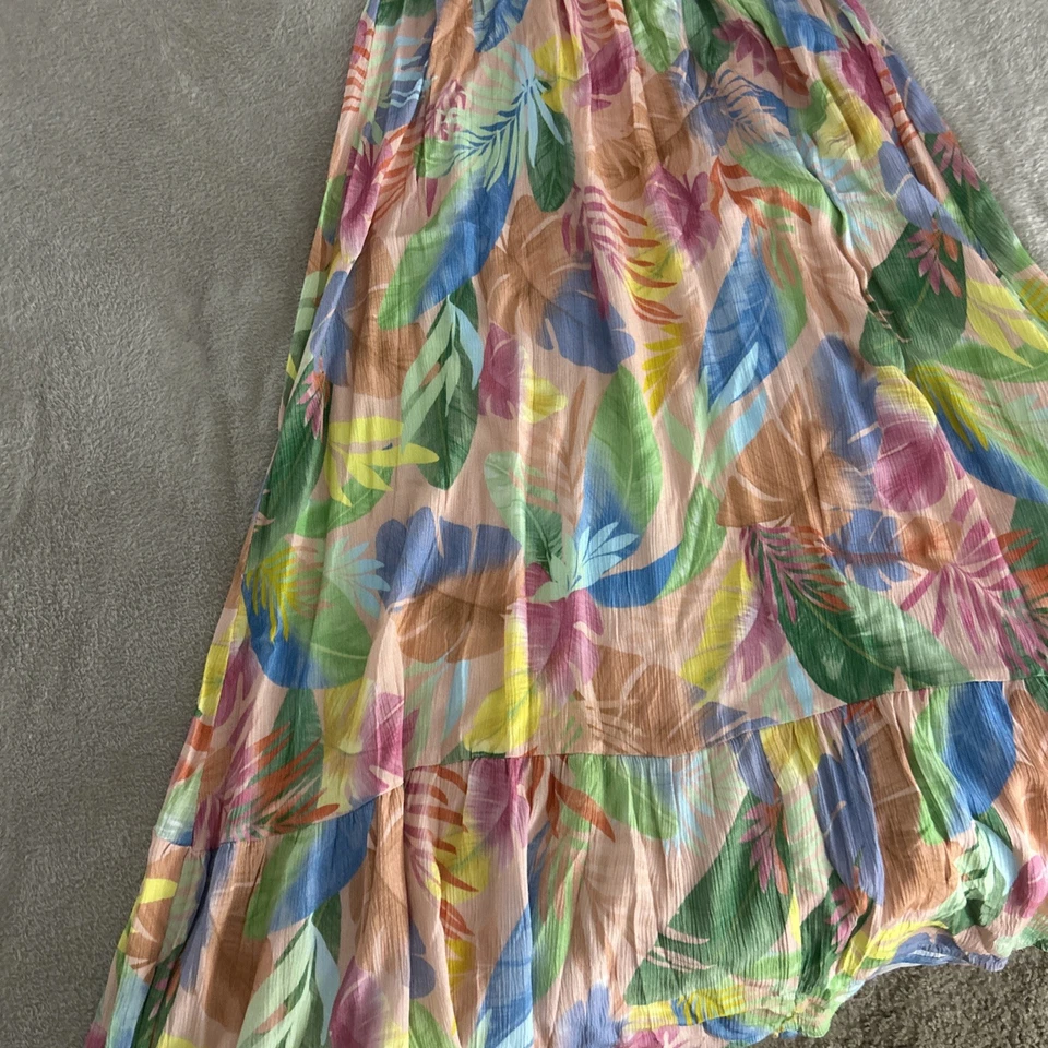 Maxi Vestido Floral HURLEY Para Mujer Talla XS Foto 3 de 4