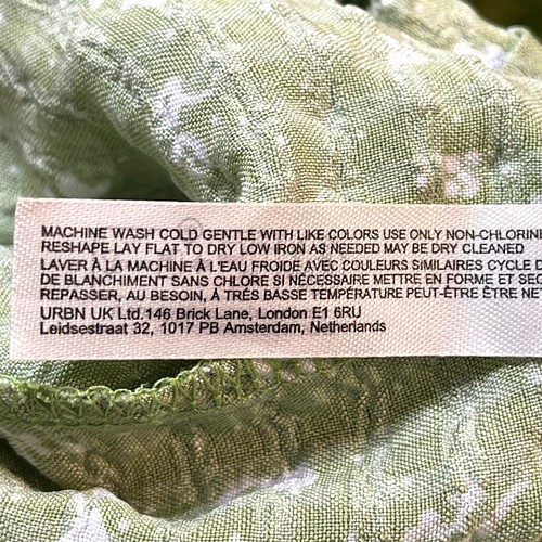 Free People Coming Home Playsuit Grün Weiß Blumen Größe Medium Neu mit Etikett - Bild 10 von 10