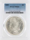 1885 Morgan Silver Dollar PCGS MS64 S$1 Philadelphia Minted No Reserve