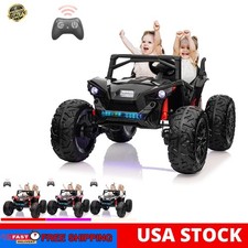 24V Kids Ride on UTV 17" EVA Wheels LED Lights 400W Electric Dump Truck Off-road