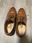 Joseph Abboud Men Thorton Plain Toe Oxford Leather Shoes 414705 Brown 10.5D Size — photo 1