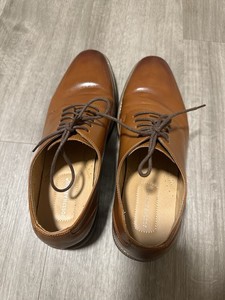 Joseph Abboud Men Thorton Plain Toe Oxford Leather Shoes 414705 Brown 10.5D Size
