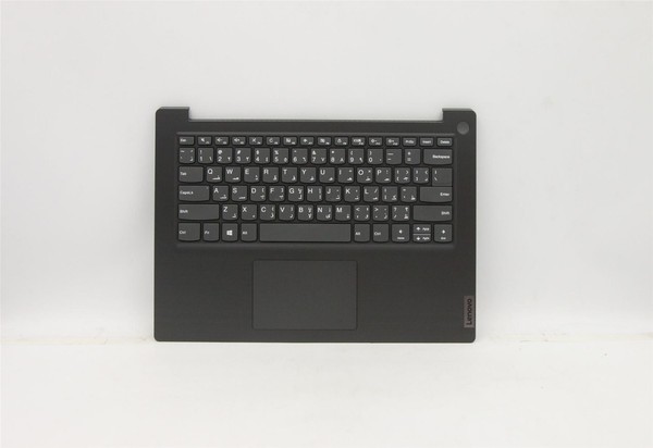 Lenovo V14 G1 Iml Cover Handauflage Touchpad Tastatur Arabisch Eisen Grau-image