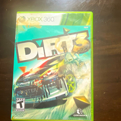 Codemasters DiRT 3 Xbox 360 NTSC-U/C 2011 Rally Racing T Manual Included