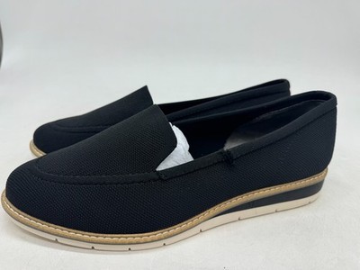 Kelly & Katie Amira Slip On Wedge Loafer Women's Black Round Toe - 11 WIDE