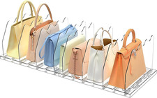 Adjustable Shelf Dividers for Closet, Purse Organizers for Bag, Clear  Acrylic