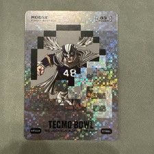 MOOSE Bo Jackson Battle Arena Tecmo Bowl Card HI329 Daryl Johnston ICE Pixel Art