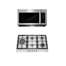 Cosmo 30 in. Drop-In Cooktop & Over-the-Range Microwave Oven with Vent Fan Set